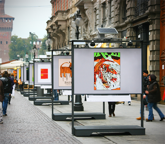 milano viale dante exhibition